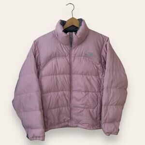 The North Face Vintage Retro 1996 Nuptse Pink Mauve Puffer Jacket Large Women’s